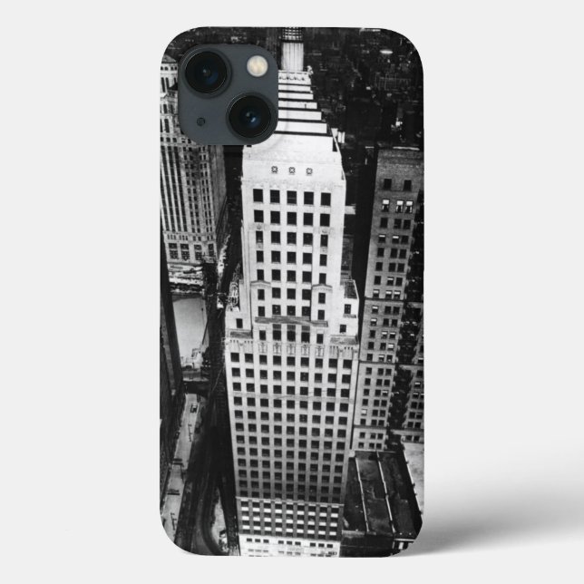 1960: An aerial view of a Chicago skyscraper Case-Mate iPhone Hülle (Rückseite)