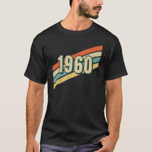 1960 Beach Classic 80er Vintag Retro Ästhetik Bir T-Shirt