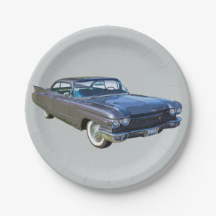 1960 Cadillac Classic Luxury Car Pappteller