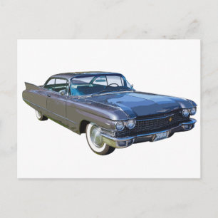 1960 Cadillac Luxusauto Postkarte