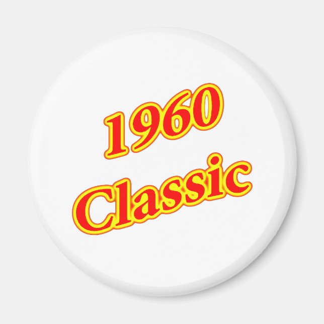 1960 Classic Red Magnet (Vorne)