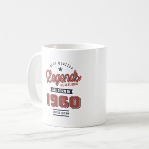 1960 geboren Geburtstag Kaffeetasse