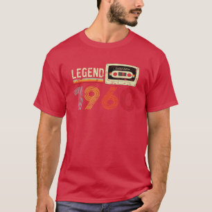 1960 Geburtstag Vintage Kassette vintage T-Shirt