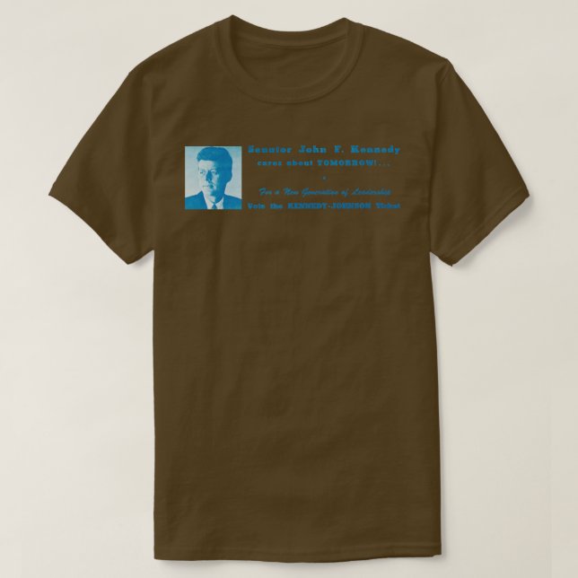 1960 John F Kennedy T-Shirt (Design vorne)