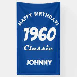 1960 Klassische 60. Geburtstagsfeier Banner