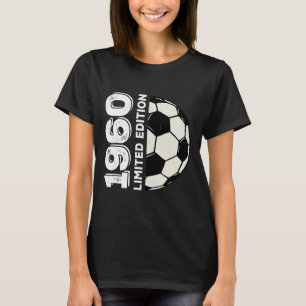 1960 Limitierte Edition 65. Geburtstag Fußballfans T-Shirt