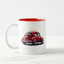 1960 Modell Rotes Klassisches Auto