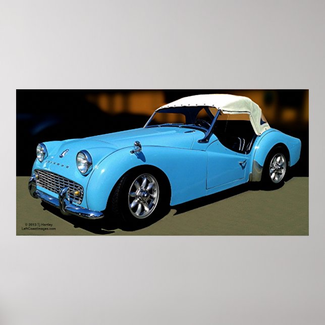 1960 TRIUMPH TR3 POSTER (Vorne)