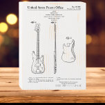 1960 US Patent Design Electric Gitarre Holzkisten Schild<br><div class="desc">Das Notendepot-Schild aus weißem Holz mit 1960 U.S.-Patent für eine E-Gitarre ist perfekt für den Musikliebhaber. Es wird in jeder Uni,  in jedem Studentenwohnheim,  in jedem Musikzimmer oder in jeder Menschenhöhle großartig aussehen.</div>