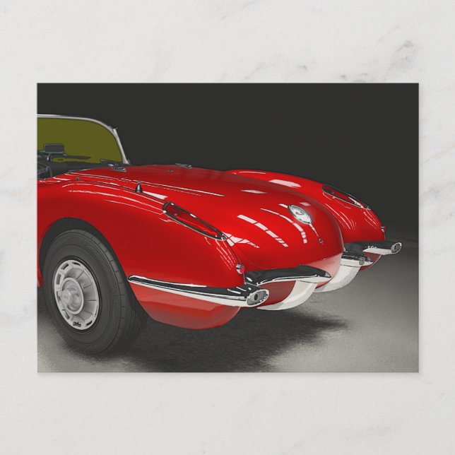 1960 Vette-Karte Postkarte (Vorderseite)