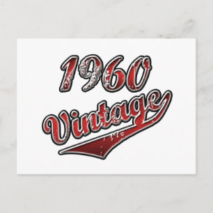 1960 Vintag Postkarte