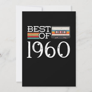 1960 Vintage 60. Geburtstagsjubiläum Geschenk Einladung