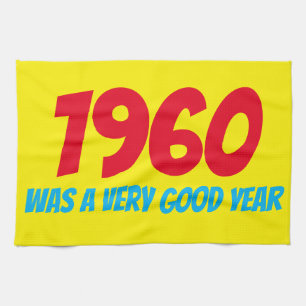 1960 WAR EIN SEHR GUTES JAHR Küchentuch