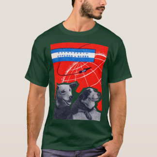 1960 Weltraumhunde Strelka und Belka T-Shirt