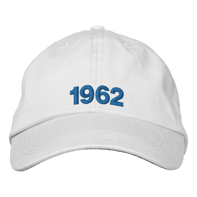 1960er BESTICKTE BASEBALLKAPPE (Vorderseite)