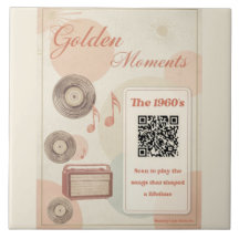 1960er Gedächtnis-Pflege Dekorative Fliese mit Mus