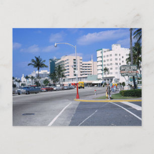 1960er Jahre Miami Beach, Florida Vintage Postkarte