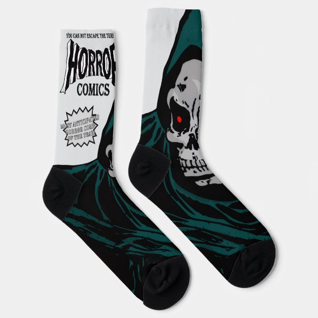 1960's 'HORROR Comics' Socks Socken (Rechts)