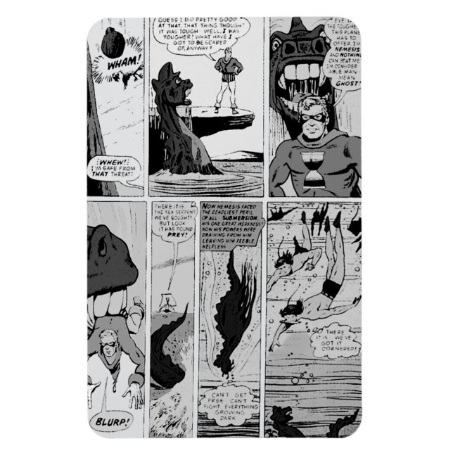 1960's Nemesis Funny Strip Magnet (Vertikal)