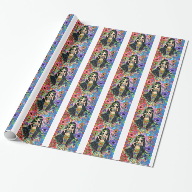 1960s/ Siebzigerjahre Geschenkpapier (Ungerollt)