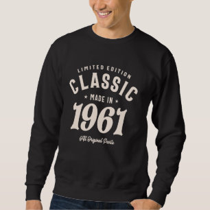 1961 63. Geburtstagsgeschenke 63 Jahre alte Männer Sweatshirt