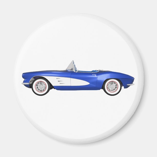 1961 Corvette C1: Blue Finish: Magnet (Vorne)