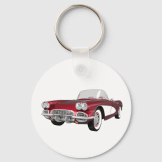 1961 Corvette C1: Candy Apple Finish: Schlüsselanhänger