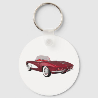 1961 Corvette C1: Candy Apple Finish: Schlüsselanhänger