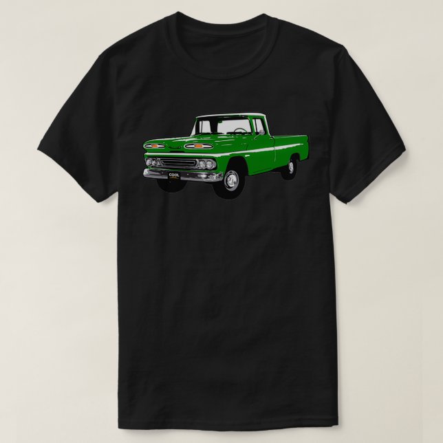 1961 grüner Lkw T-Shirt (Design vorne)