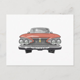 1961 Plymouth Fury Postkarte