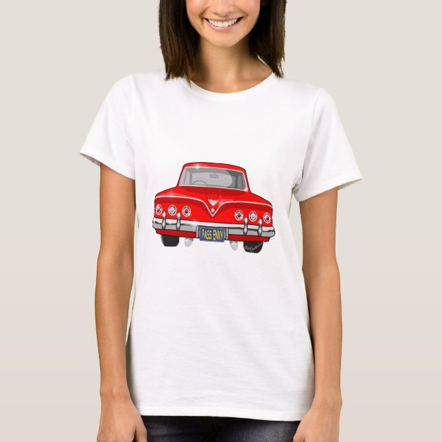 1961 Rot Chevrolet T-Shirt (Vorderseite)