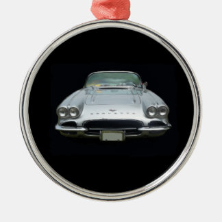 1961 Scheinwerfer Korvette des Silbers 4 Silbernes Ornament
