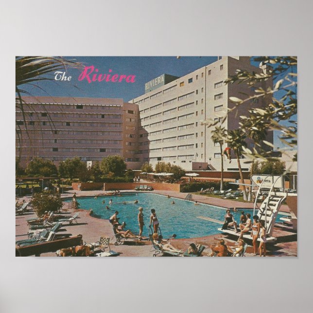 1961 The Hotel Riviera, Las Vegas, NV Poster (Vorne)