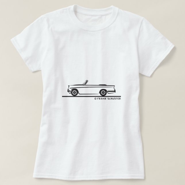 1961 Triumph Herald Convertible T-Shirt (Design vorne)
