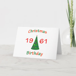 1961 Weihnachten Geburtstag