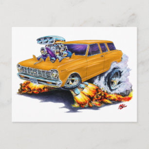 1962-65 Nova Orange Wagon Postkarte