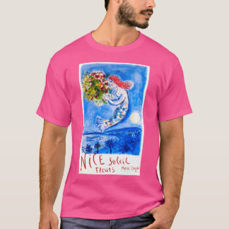 1962 Marc Chagall Nice Soleil Fleurs Frankreich Re T-Shirt