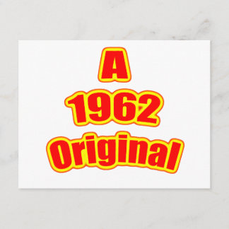 1962 Original Red Karte