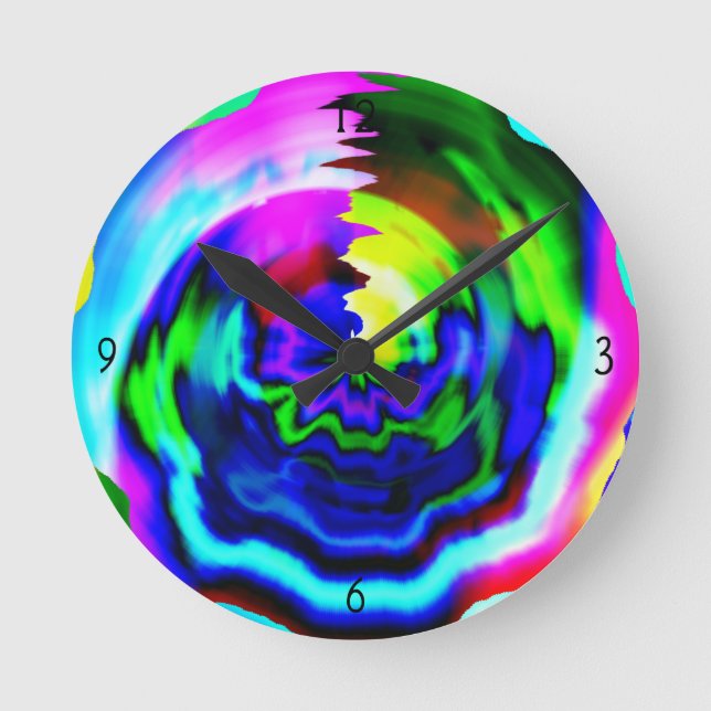 1962 RUNDE CLOCK WANDUHR (Vorderseite)