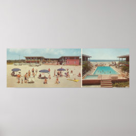1962 Sea Vista Motel, Myrtle Beach, SC Poster