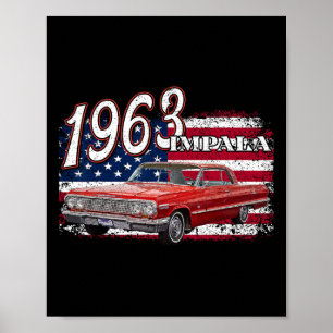 1963 63 Impala Lowrider Ss 4. Juli Amerikaner Poster