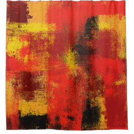 1963 Abstrakter Duschvorhang