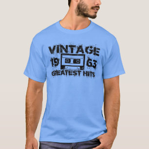 1963 Beste Treffer Vintag Black T-Shirt