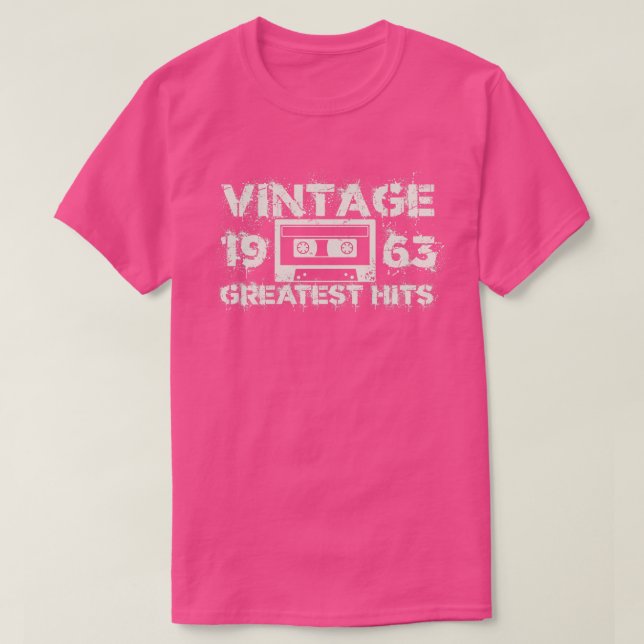 1963 Beste Treffer Vintag T-Shirt (Design vorne)