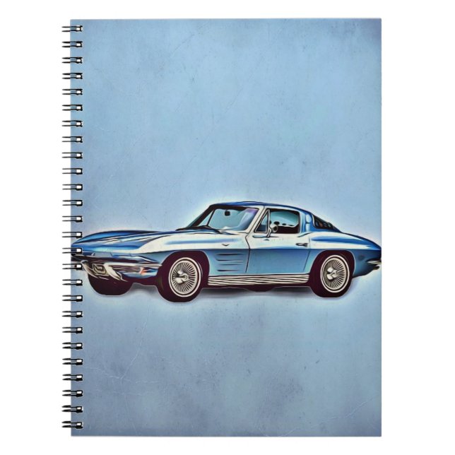 1963 Chevrolet Corvette Sting Ray Coupe Notizblock (Vorderseite)