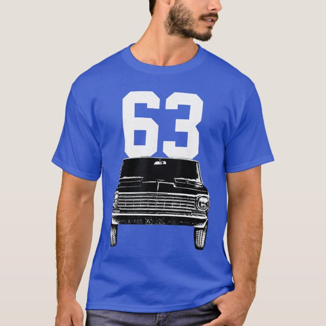 1963 Chevys Nova Oldtimer retro T-Shirt (Vorderseite)