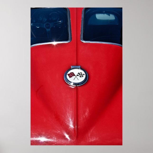 1963 Corvette Sting Ray Poster (Vorne)
