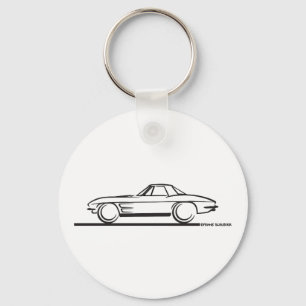 1963 Corvette Stingray Hardtop Schlüsselanhänger