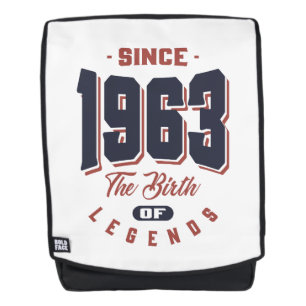 1963 geboren Geburtstag Rucksack
