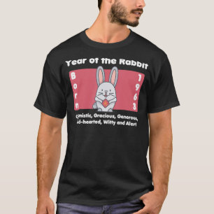 1963 Geburtstag des Kaninchens 1 T-Shirt